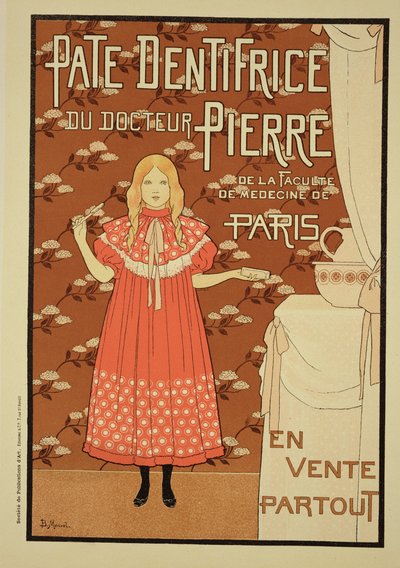 Riproduzione di un poster pubblicitario del 